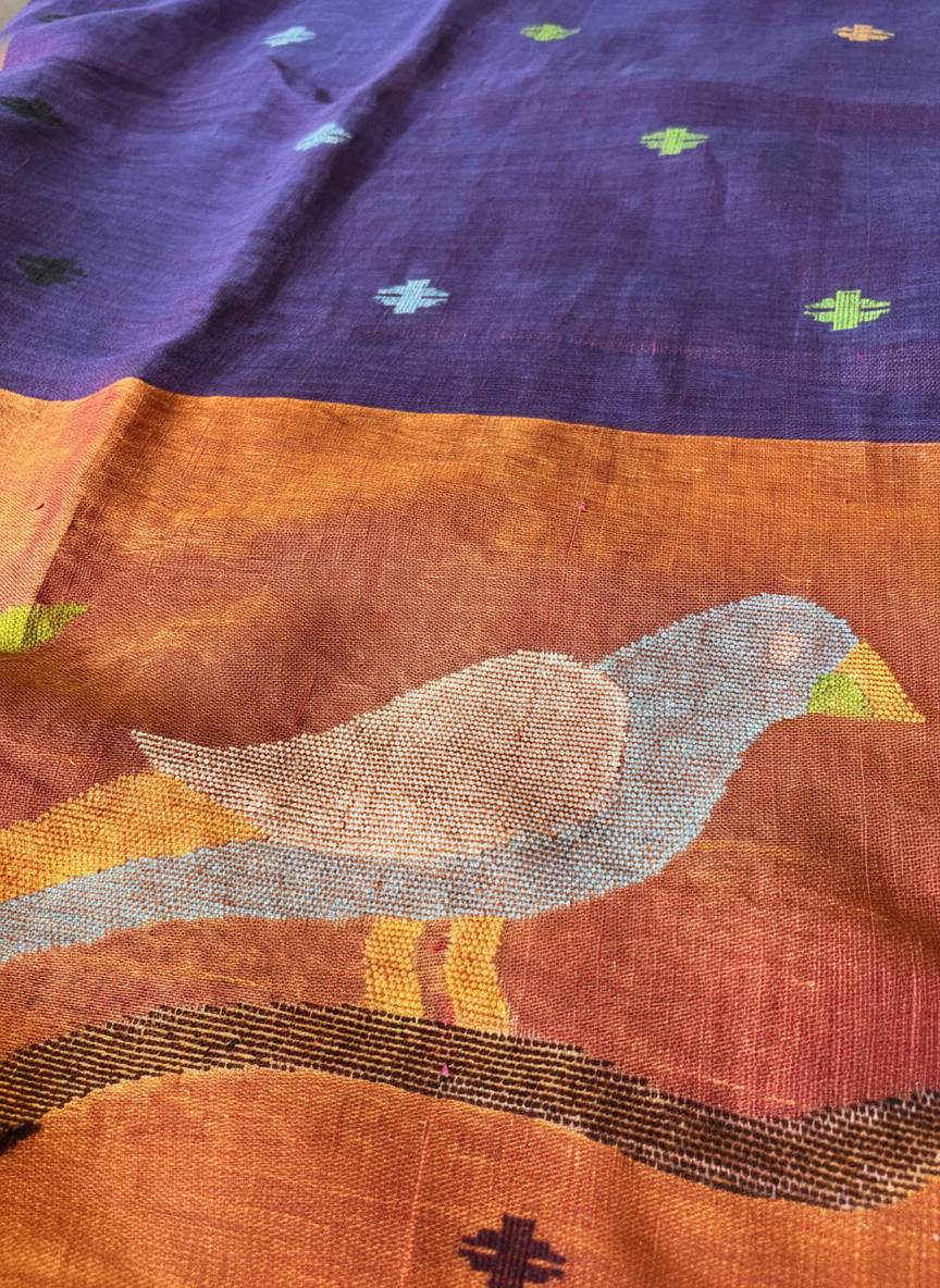 Nisarg - Linen Paithani